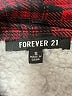 Forever 21 Plaid Red Long Sleeve Blouse Size S - photo 7