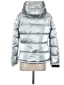 Calvin Klein 100% Nylon Metallic Silver Snow Jacket Size S - photo 2