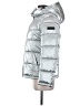 Calvin Klein 100% Nylon Metallic Silver Snow Jacket Size S - photo 5