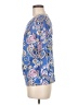 Talbots Paisley Blue 3/4 Sleeve Blouse Size M - photo 5