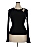 London Rose Black Long Sleeve Top Size XL - photo 1