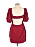 Lulus Solid Burgundy Cocktail Dress Size L - photo 2