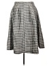 Eliza J Houndstooth Gray Formal Skirt Size 12 - photo 2