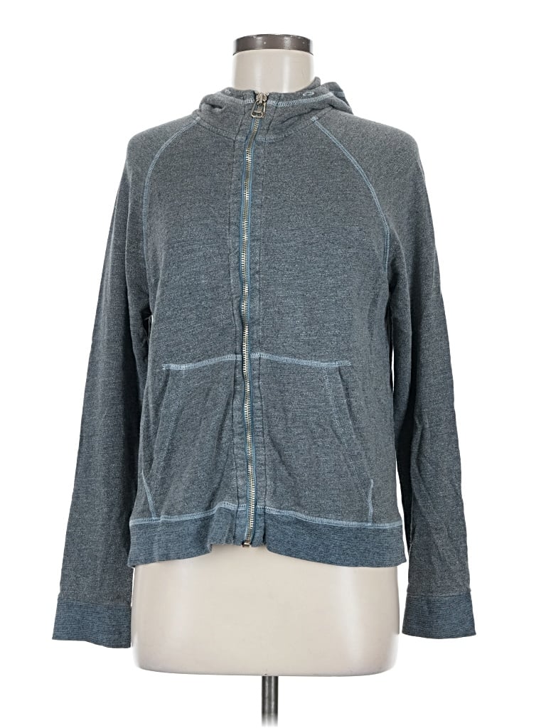 Pre-owned Sundry Zip Up Hoodie In Blue