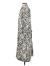 LDT 100% Polyester Animal Print Black Silver Casual Dress Size 4 - photo 5