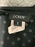 J.Crew 100% Polyester Polka Dots Black Cocktail Dress Size 2 - photo 7