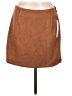 Cello Jeans Solid Brown Casual Skirt Size M - photo 1