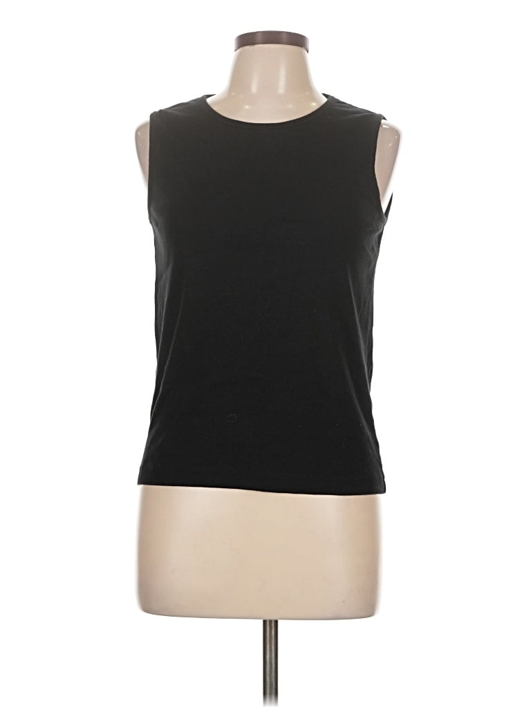 Pre-owned Assorted Brands Sleeveless T-shirt In Black