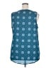 GNW 100% Polyester Teal Sleeveless Blouse Size 2X - photo 2