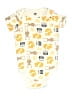 Hb 100% Cotton Print Yellow Short Sleeve Onesie Size 9-12 mo - photo 1