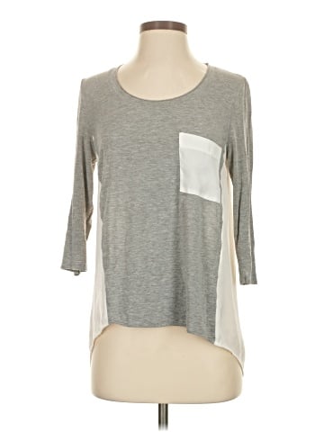 H by Bordeaux 3/4 Sleeve Top (view 1)