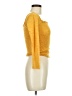 UK 2 LA Yellow 3/4 Sleeve Top Size M - photo 4