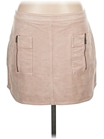 BCBGMAXAZRIA Faux Leather Skirt (view 1)