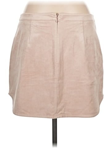 BCBGMAXAZRIA Faux Leather Skirt (view 2)