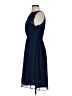 Tevolio 100% Polyester Solid Blue Cocktail Dress Size 4 - photo 5