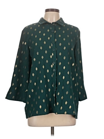 NY Collection 3/4 Sleeve Blouse (view 1)