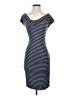 Max Studio Stripes Gray Casual Dress Size XS - photo 1