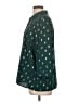 NY Collection 100% Polyester Polka Dots Green 3/4 Sleeve Blouse Size L - photo 5