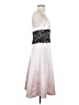 Wtoo 100% Polyester Ivory Cocktail Dress Size 4 - photo 4