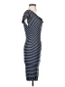Max Studio Stripes Gray Casual Dress Size XS - photo 4