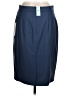 Ann Taylor Solid Blue Formal Skirt Size 8 Petite - photo 2