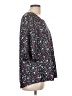 Poetsky Black 3/4 Sleeve Blouse Size L - photo 4
