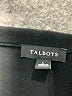 Talbots Solid Black Casual Dress Size L - photo 4