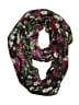 Unbranded Floral Green Black Scarf One size - photo 1
