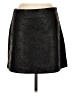 Olivia Grey Black Faux Leather Skirt Size M - photo 1