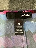 Aqua 100% Polyester Print Blue Cocktail Dress Size L - photo 7
