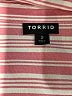Torrid Stripes Pink 3/4 Sleeve Button-Down Shirt Size 2X Plus (2) - photo 7