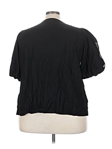 Cynthia Rowley Short Sleeve Blouse (view 2)