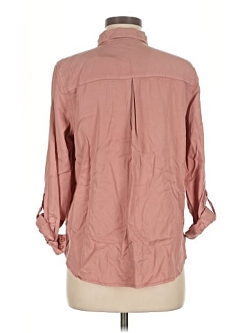 CALVIN KLEIN JEANS 3/4 Sleeve Button-Down Shirt (view 2)