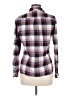 Barbour 100% Cotton Plaid Purple Long Sleeve Button-Down Shirt Size 6 - photo 2