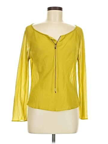 Express Long Sleeve Silk Top (view 1)
