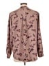 Assorted Brands 100% Polyester Floral Brown Long Sleeve Blouse Size L - photo 2