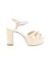 Schutz 100% Leather Ivory Heels Size 8 1/2 - photo 1