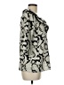 Gretchen Scott Designs Silver 3/4 Sleeve Blouse Size M - photo 4
