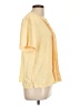 Karen Scott Yellow Short Sleeve Blouse Size L - photo 4