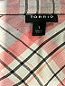 Torrid 100% Rayon Plaid Pink Long Sleeve Button-Down Shirt Size 1X Plus (1) - photo 7