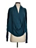 ALTERNATIVE Teal Long Sleeve Blouse Size S - photo 1