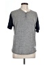 Modern Amusement Gray Short Sleeve Top Size L - photo 1