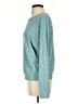 Unbranded 100% Polyester Solid Teal Pullover Sweater Size S - photo 5