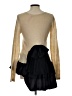 Manoush Ivory Tan Pullover Sweater Size L - photo 2