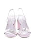 Santoni 100% Leather Color Block White Purple Heels Size EU 36 1/2 - photo 2