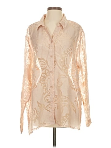 Salon Studio by Haband Long Sleeve Blouse (view 1)