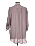 Lush 100% Polyester Gray 3/4 Sleeve Blouse Size L - photo 2