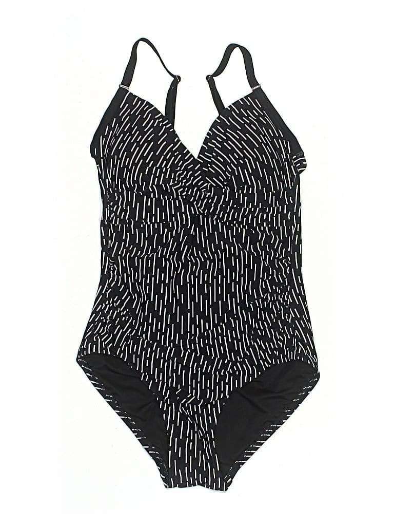Calvin Klein One Piece Swimsuit In Black