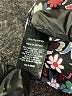 Express 100% Polyester Floral Black Long Sleeve Blouse Size XS - photo 8