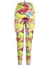 Yitty Print Yellow Active Pants Size XXL - photo 1